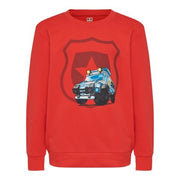 LEGO Sweatshirt City Politie ROOD (CM-51134 - Maat 92)