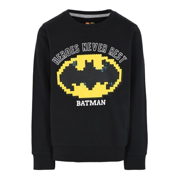 LEGO Sweatshirt Batman ZWART (M-22789 - Maat 104)