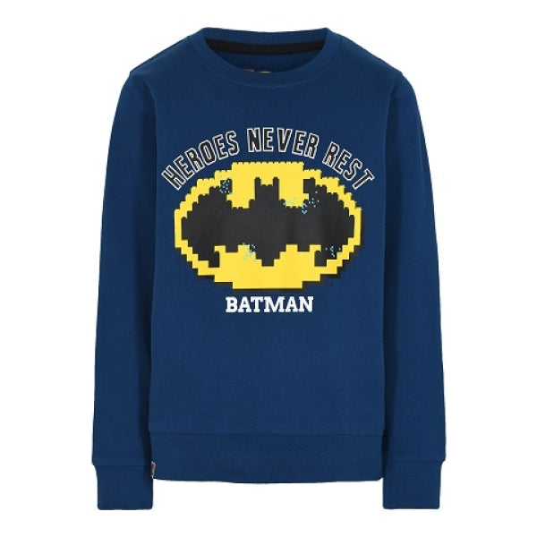 LEGO Sweatshirt Batman DONKERBLAUW (M-22789 - Maat 110)