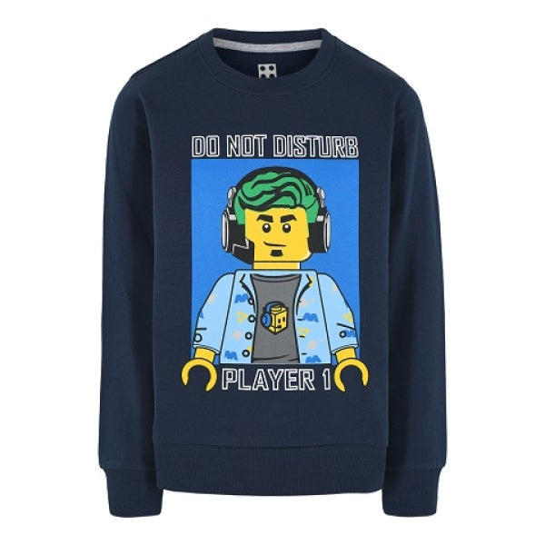 LEGO Sweatshirt City DONKERBLAUW (M12010302 - Maat 116)