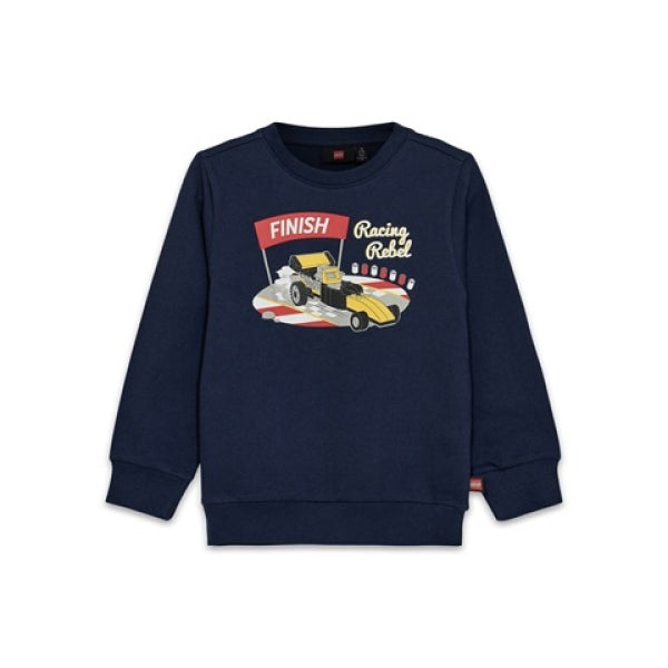 LEGO Sweatshirt DONKERBLAUW (LWSCOUT 709 - Maat 116)