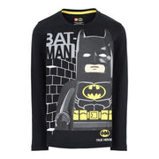 LEGO T-Shirt Batman ZWART (M12010296 - Maat 134)