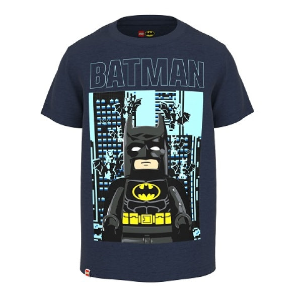 LEGO T-Shirt Batman DONKERBLAUW (M12010513 - Maat 116)