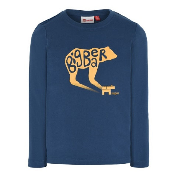 LEGO T-Shirt DONKERBLAUW (LWTIAS 603 - Maat 116)