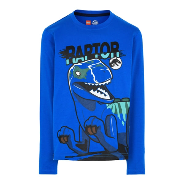 LEGO T-Shirt Jurassic World BLAUW (M12010042 - Maat 122)
