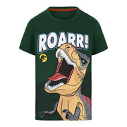 LEGO T-Shirt Jurassic World DONKERGROEN (M12010200 - Maat 116)