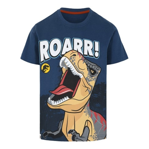 LEGO T-Shirt Jurassic World DONKERBLAUW (M12010200 - Maat 92)