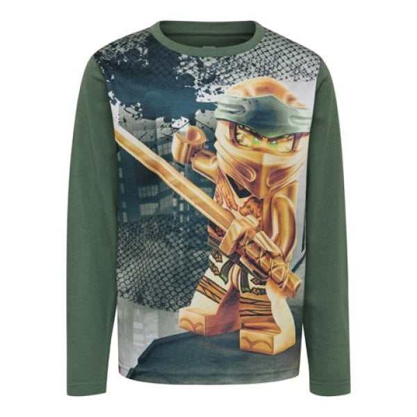 LEGO T-Shirt Ninjago DONKERGROEN (CM-51115 - Maat 104)
