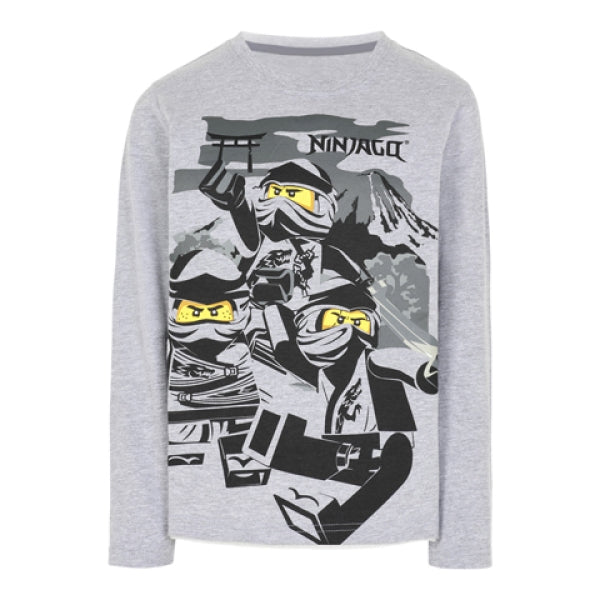 LEGO T-Shirt Ninjago LICHTGRIJS (M12010208 - Maat 92)