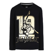 LEGO T-Shirt Ninjago ZWART (M12010210 - Maat 110)