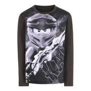 LEGO T-Shirt Ninjago DONKERGRIJS (M12010212 - Maat 122)