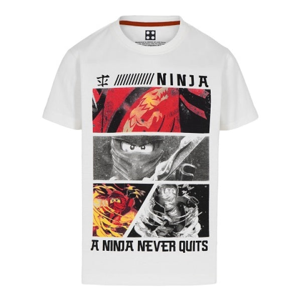 LEGO T-Shirt Ninjago WIT (M12010194 - Maat 92)