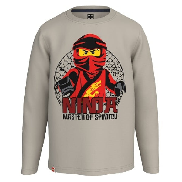LEGO T-Shirt Ninjago GRIJS (M12010383 - Maat 122)