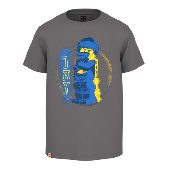 LEGO T-Shirt Ninjago GRIJS (M12010480 - Maat 104)