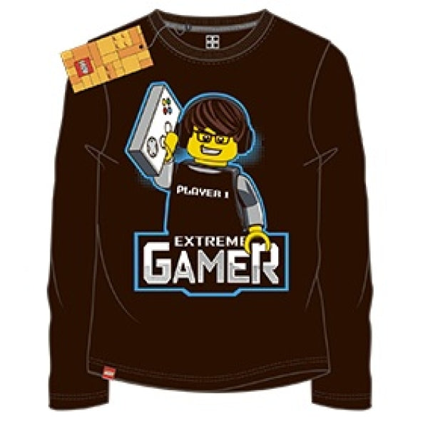 LEGO T-Shirt ZWART (M12010198 - Maat 98)