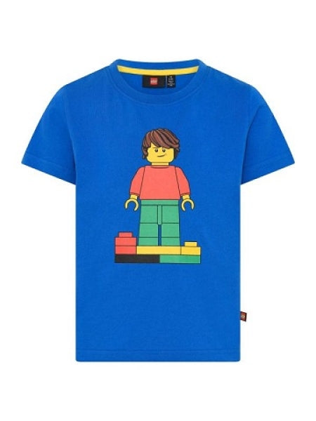 LEGO T-shirt BLAUW (LWTAYLOR 600 - Maat 104)