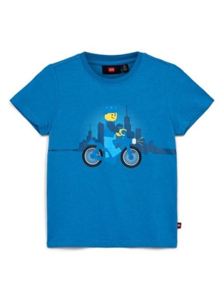 LEGO T-shirt BLAUW (LWTANO 210 - Maat 104)