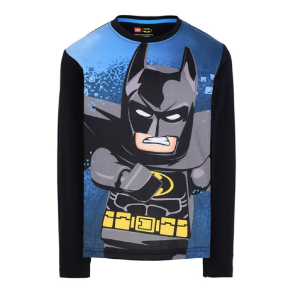LEGO T-shirt Batman ZWART (M12010038 - Maat 122)