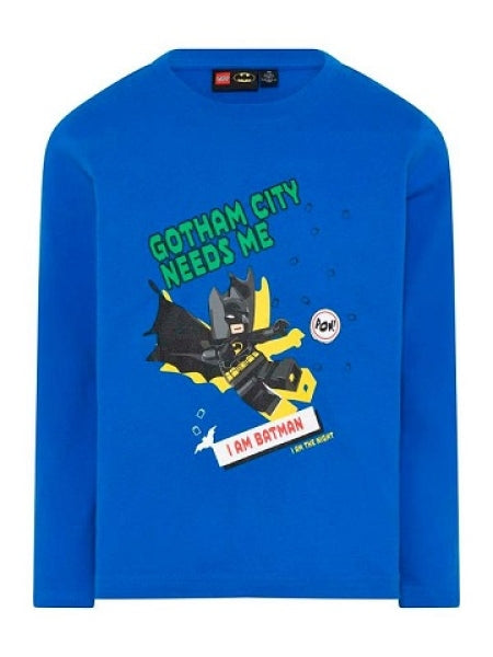 LEGO T-shirt Batman BLAUW (LWTAYLOR 704 - Maat 110)