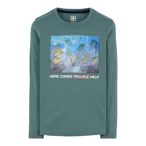 LEGO T-shirt City GROEN (M12010035 - Maat 140)