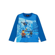 LEGO T-shirt City BLAUW (LWTANO 122 - Maat 98)