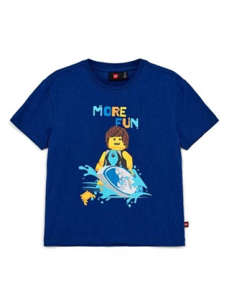 LEGO T-shirt DONKERBLAUW (LWTANO 317 - Maat 116)