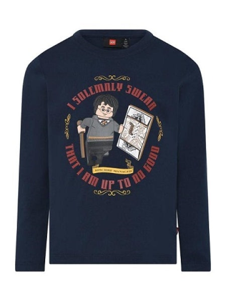 LEGO T-shirt Harry Potter DONKERBLAUW (LWTAYLOR 710 - Maat 122)