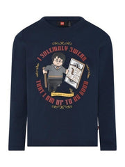 LEGO T-shirt Harry Potter DONKERBLAUW (LWTAYLOR 710 - Maat 128)