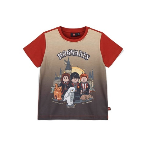 LEGO T-shirt Harry Potter DONKERRROOD (LWTANO 116 - Maat 116)