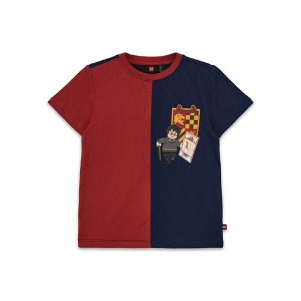LEGO T-shirt Harry Potter DONKERROOD (LWTANO 707 - Maat 146)