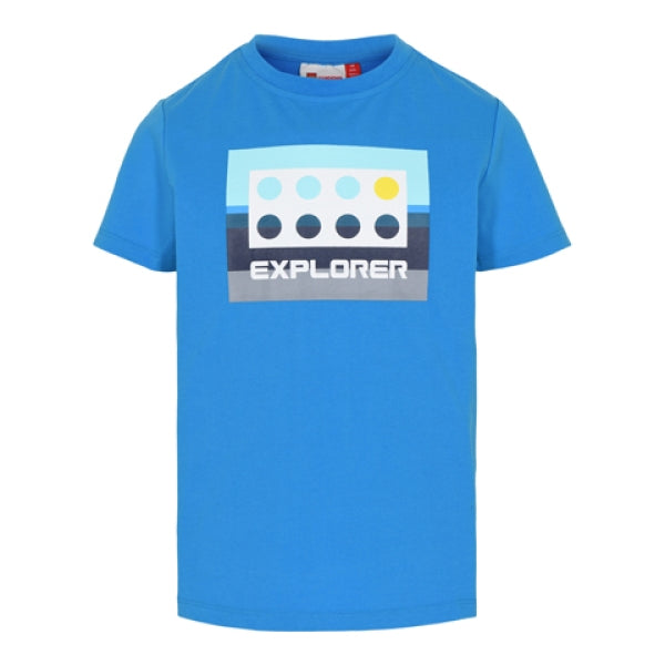 LEGO T-shirt LICHTBLAUW (LWTAJO 301 - Maat 128)