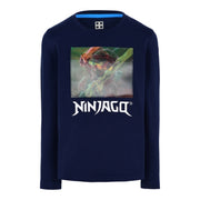 LEGO T-shirt Ninjago DONKERBLAUW (M12010030 - Maat 122)