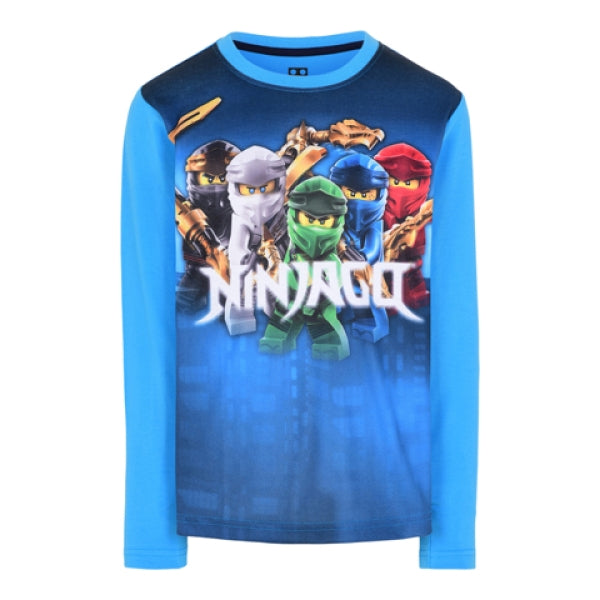 LEGO T-shirt Ninjago BLAUW (M12010033 - Maat 104)