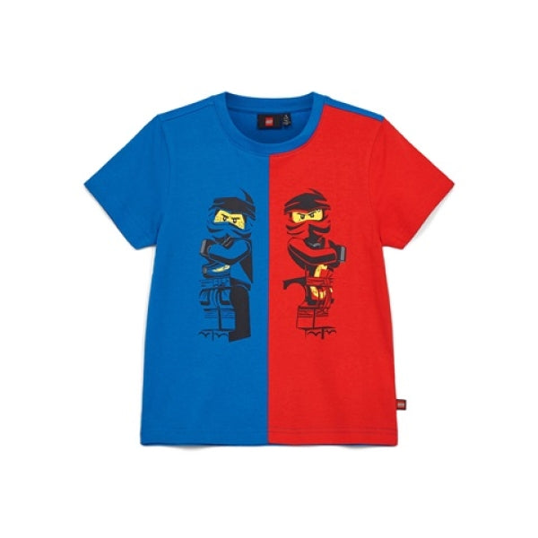 LEGO T-shirt Ninjago BLAUW (LWTANO 101 - Maat 128)