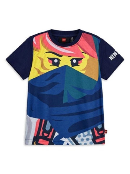 LEGO T-shirt Ninjago DONKERBLAUW (LWTANO 311 - Maat 134)