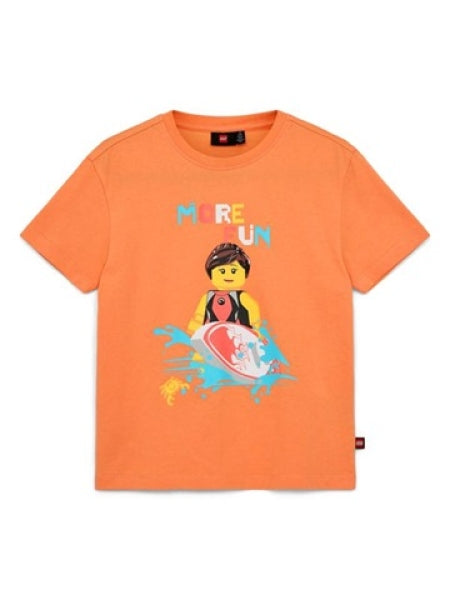 LEGO T-shirt ORANJE (LWTANO 317 - Maat 122)