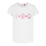 LEGO T-shirt WIT (LWTEAH 301 - Maat 122)