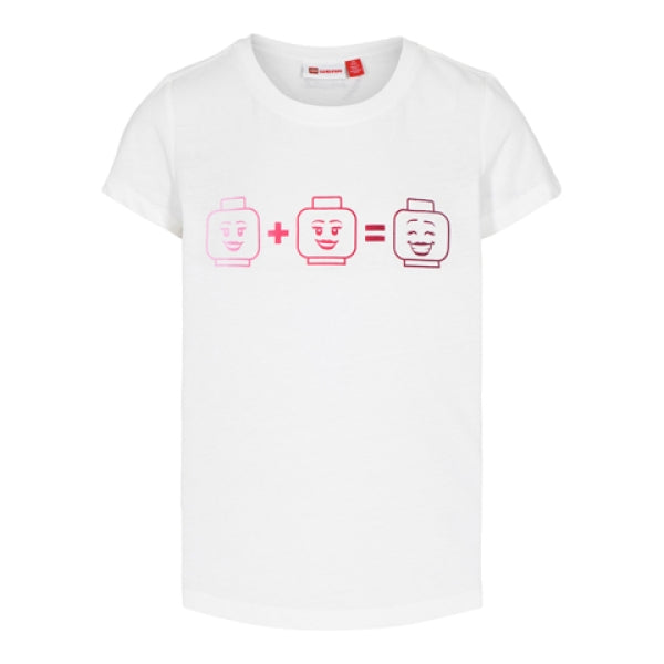 LEGO T-shirt WIT (LWTEAH 301 - Maat 122)