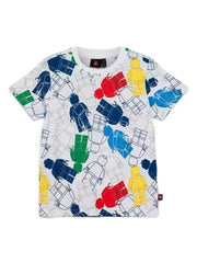 LEGO T-shirt WIT (LWTANO 202 - Maat 104)