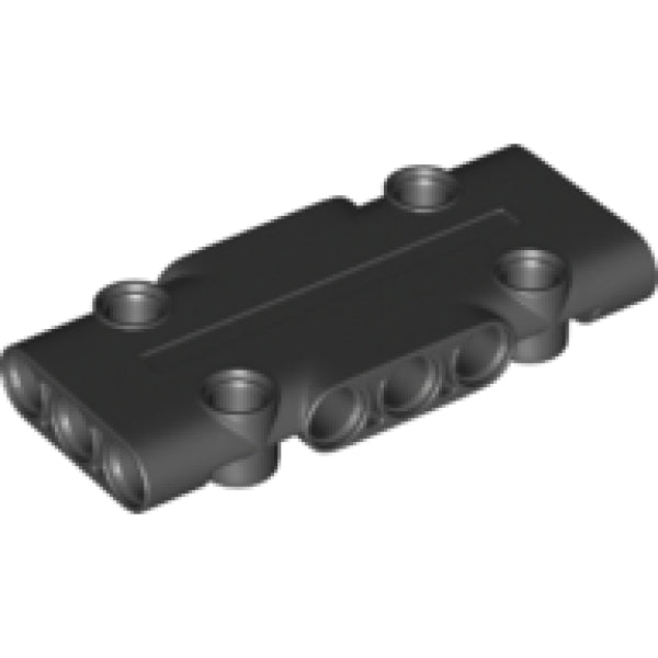 LEGO Technic Paneel 3x7x1 ZWART