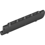 LEGO Technic Paneel 11x3 met 2 Pin Gaten ZWART