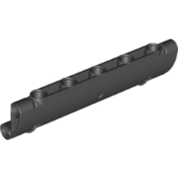 LEGO Technic Paneel 11x3 met 2 Pin Gaten ZWART