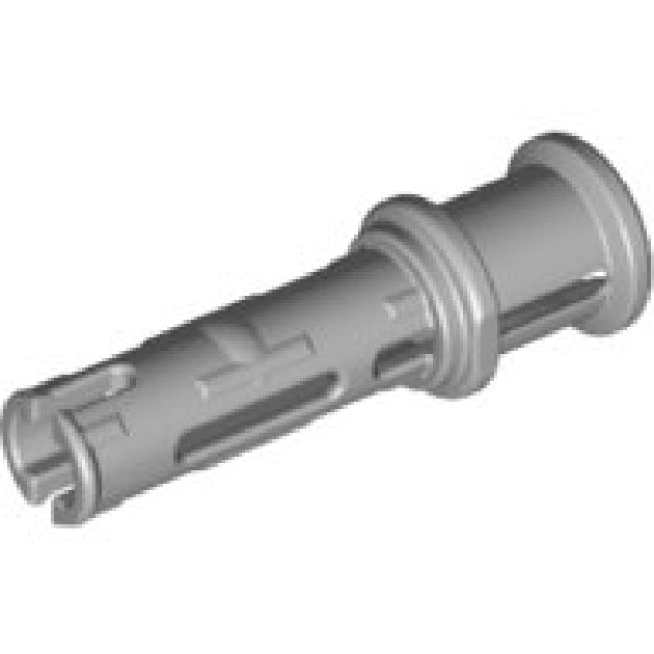 LEGO Technic Pin Lang met Bush LICHTGRIJS (100 stuks)