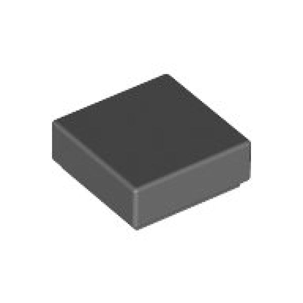 LEGO Tegel 1x1 DONKERGRIJS (100 stuks)