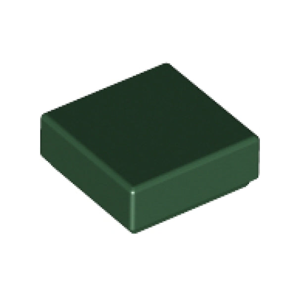 LEGO Tegel 1x1 DONKERGROEN (100 stuks)