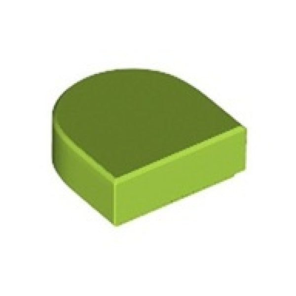 LEGO Tegel 1x1 Halfrond LIMEGROEN (100 stuks)
