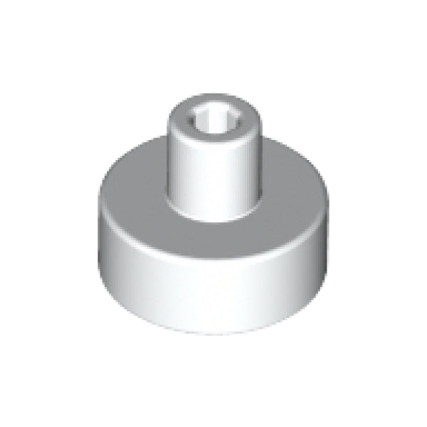 LEGO Tegel 1x1 Rond Staaf Pinhouder WIT (100 stuks)