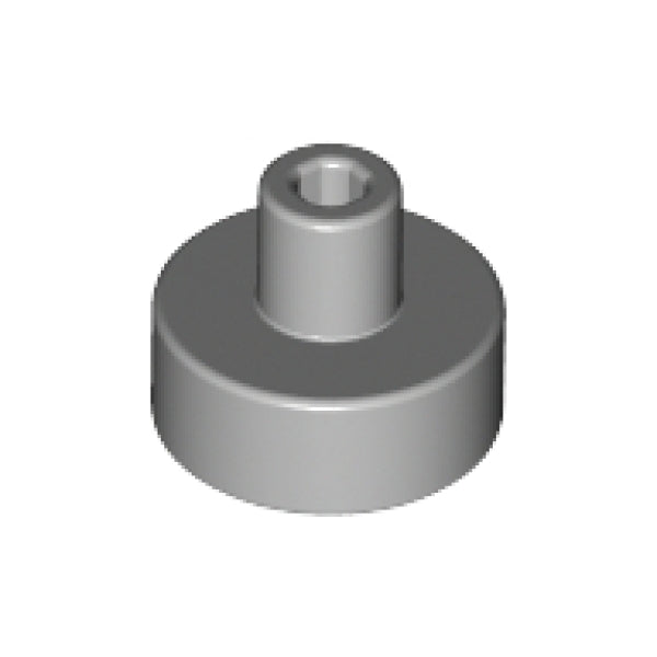LEGO Tegel 1x1 Rond Staaf Pinhouder LICHTGRIJS (100 stuks)