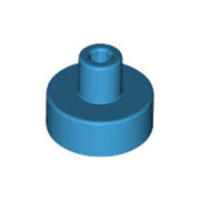 LEGO Tegel 1x1 Rond Staaf Pinhouder DONKERAZUUR (100 stuks)