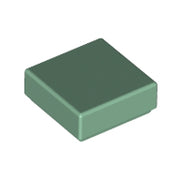 LEGO Tegel 1x1 ZANDGROEN (100 stuks)